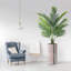 Arbre artificiel avec effet de pinceau alternatif rouge et noir Signleader, faux palmier Areca pour le salon, la chambre à coucher, le bureau - 4,75 pieds (57 po)-2124289362