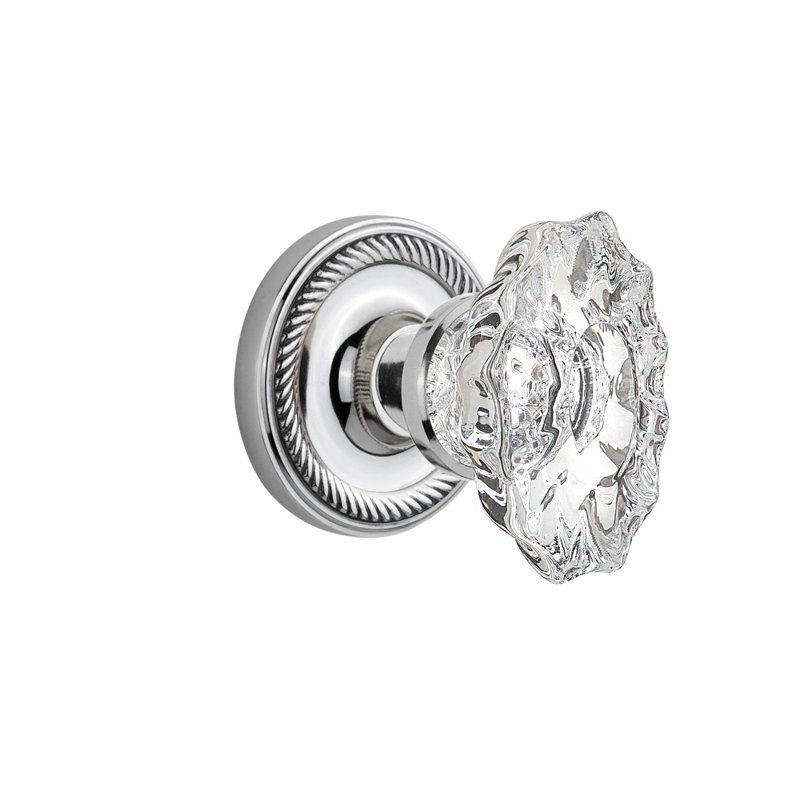 Rosette Nostalgic Warehouse, Chrome brillant, 2 3/8 po