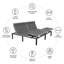 Base réglable Cariloha - hauteur réglable de 6 po, 9 po et 12 po - Blanc-111658147