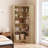 71.8'' Farmhouse Corner Bookcase, 5 - Tier Tall Bookcase, L-Shaped Corner Shelf-429540395