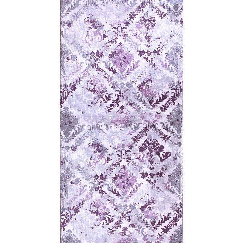 Washable Geometric Indoor Rug, Rectangle 6'7" x 9'10"