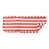 Red/White Striped Acrylic selected