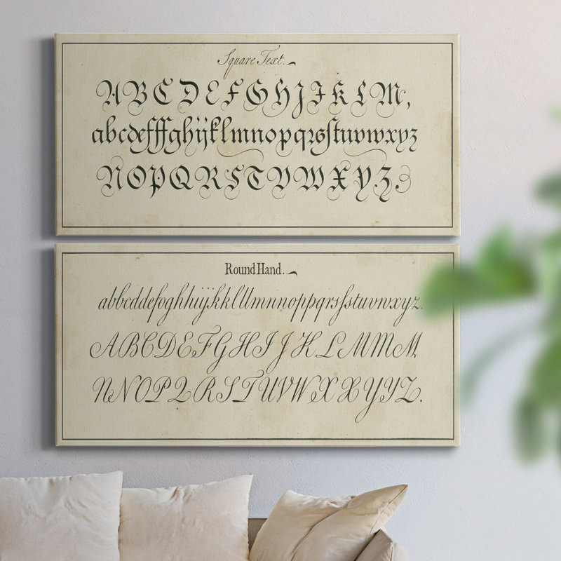 Manuscrit Sampleur III - Toile tendue avec châssis de qualité supérieure - Prêt à être accroché, H 20 po x l 20 po x P 1 po