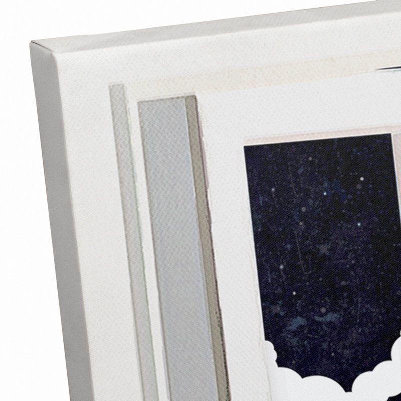 «Parramatta Astronaut In Space Window», art sur toile, H 24 po x l 36 po x P 1,25 po