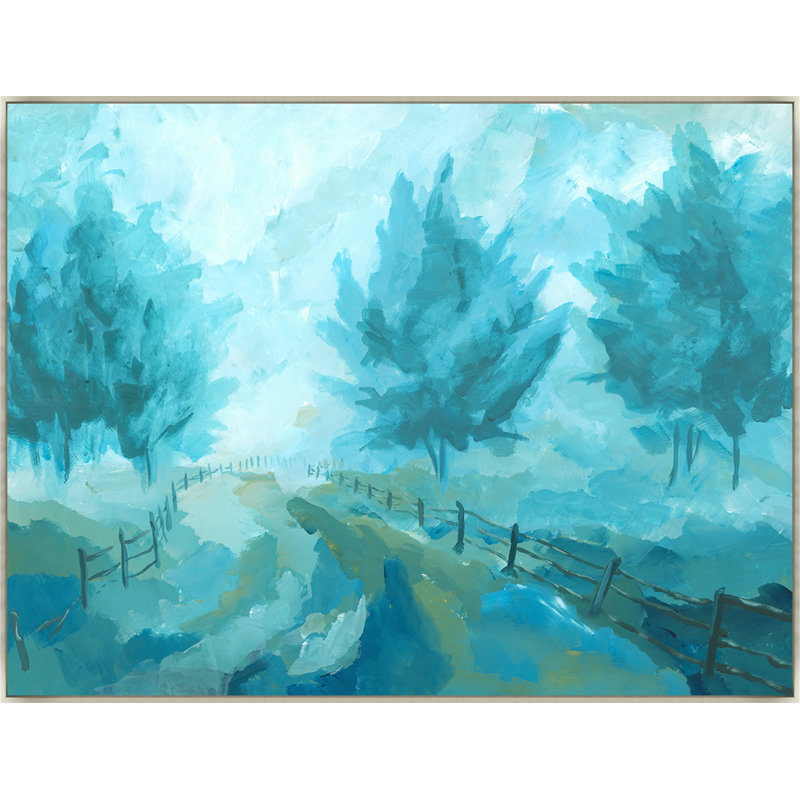 Hillside Path Painting by Ryan Brown