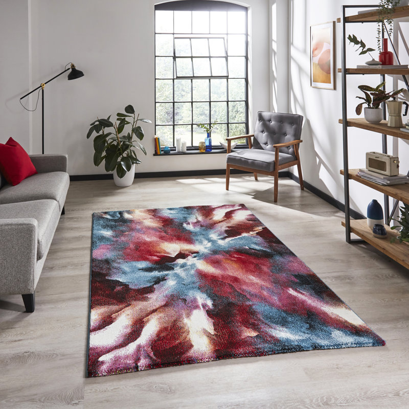 Bettyann area rug Machine Woven Rectangle Multi coloured, Rectangle 160cm x 220cm