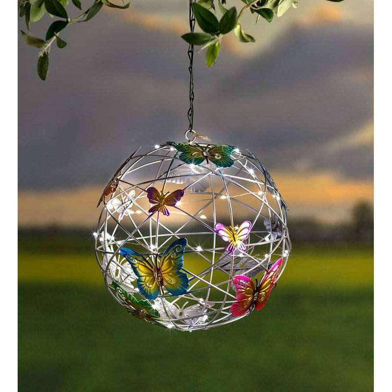 29'' Solar Powered Outdoor Hanging Light