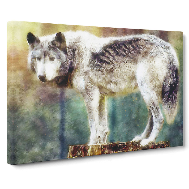 Abstract Wolf Vol.3 - Wrapped Canvas, 50cm H x 76cm W x 3cm D