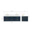 Ensemble de meuble-lavabo double mural 72 po Macolm-382250168-382571478-336648959