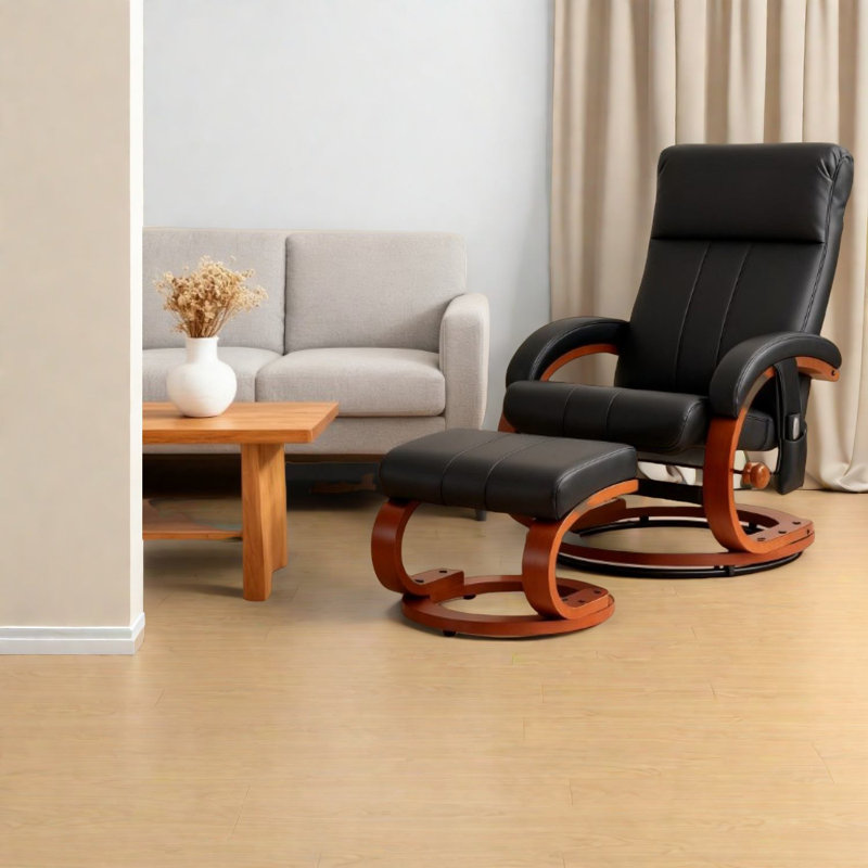 Modern Vibration Recliners, Pu Leather And Steel, Home Or Office