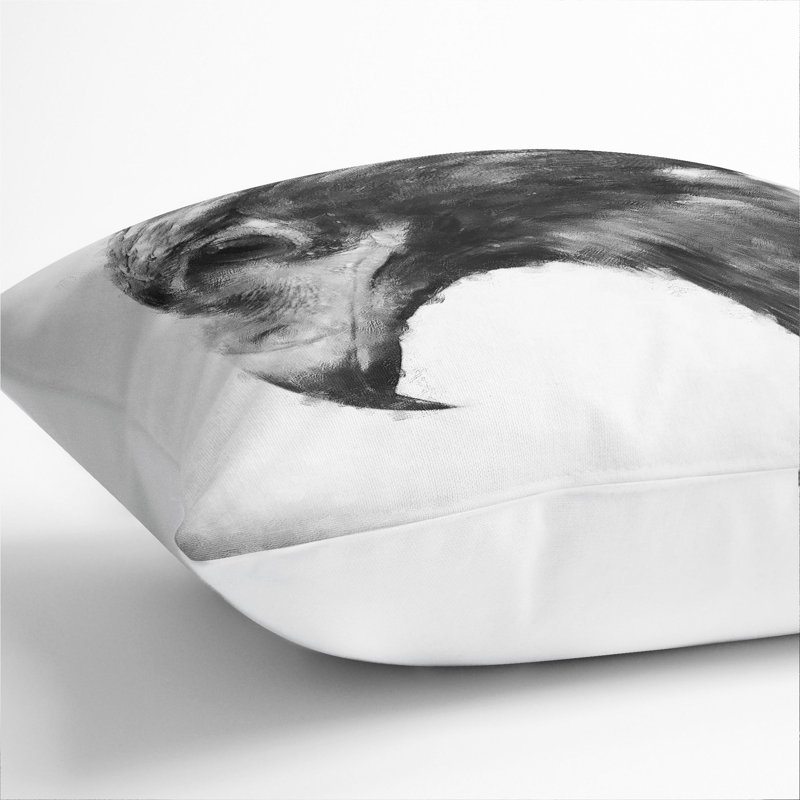 Square Cushion, 55cm H x 55cm W x 20cm D, White