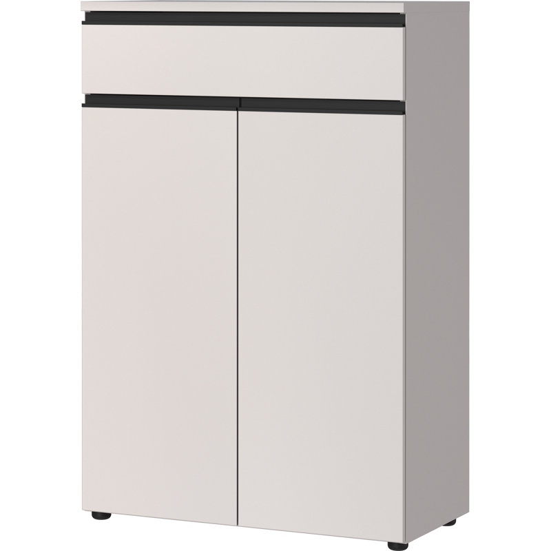 Bonares 81cm Wide File Cabinet, Marble