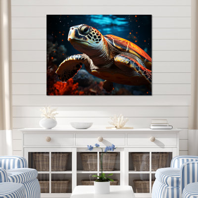 " Abstract Representation Of A Turtles Serenity "
