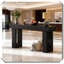 Console en bois rustique et polyvalente