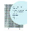 Rideau de douche - géométrique bleu, vert et rose (WB / P3)