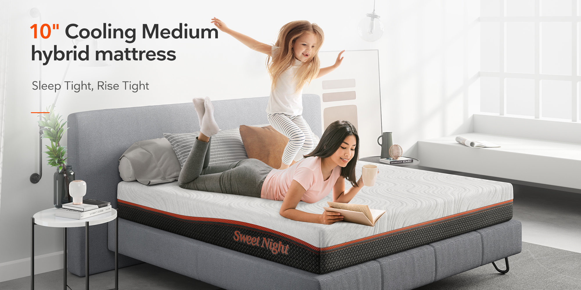 Home 10'' Medium Medium Hybrid Mattress Sofa Bed Mattress & Reviews Wayfair Canada