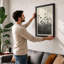 Wildflower Stems Botanical - Framed Print-1932383363-1932383361
