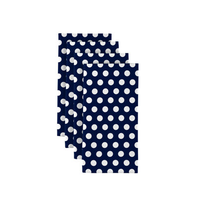 Polyester Polka Dots Square Napkin
