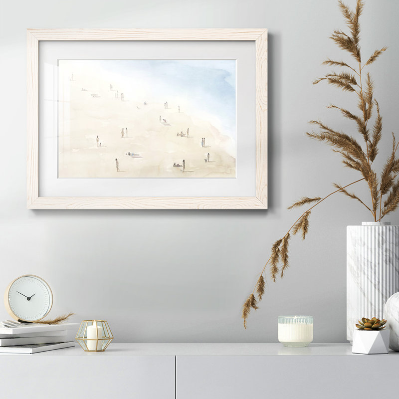 Beach Goers III, Blanc, H 22 po x l 32 po x P 1,5 po