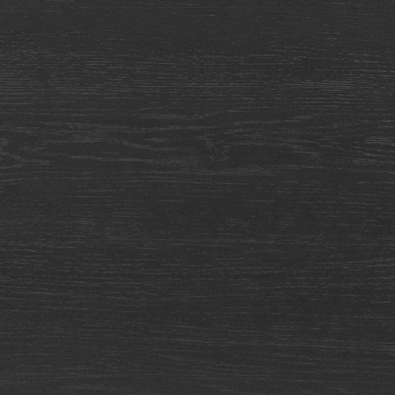 Table de salle à manger ronde Emberly, Noir, noir, noir, noir