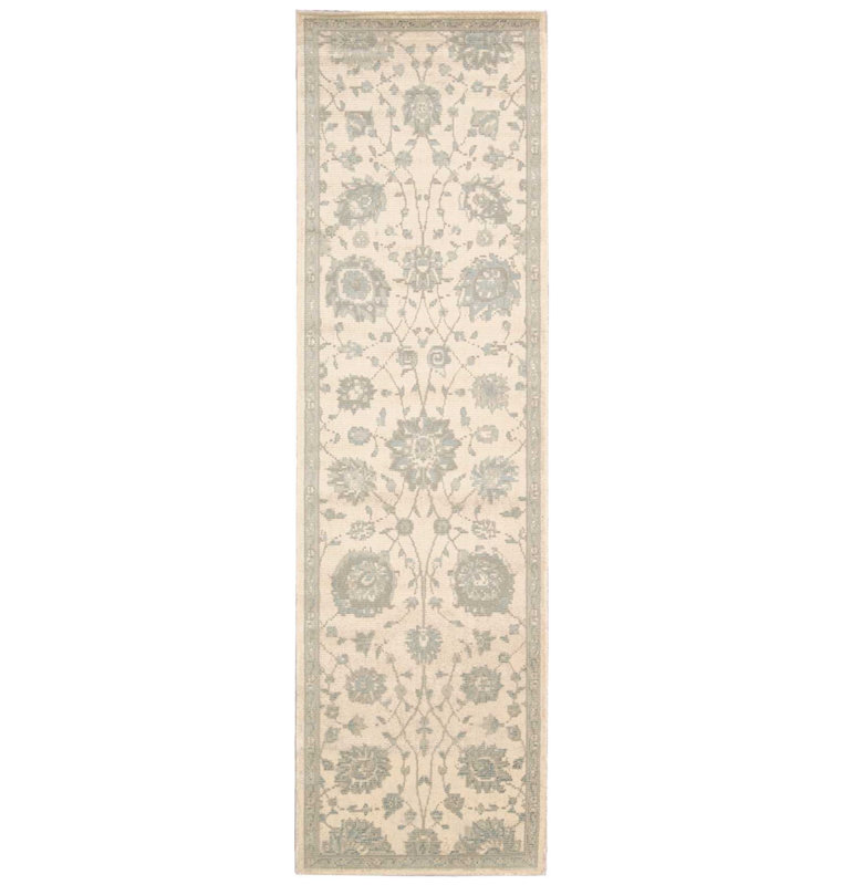 Bourgault Viscose Oriental Indoor Rug, Runner 2'3" x 8'