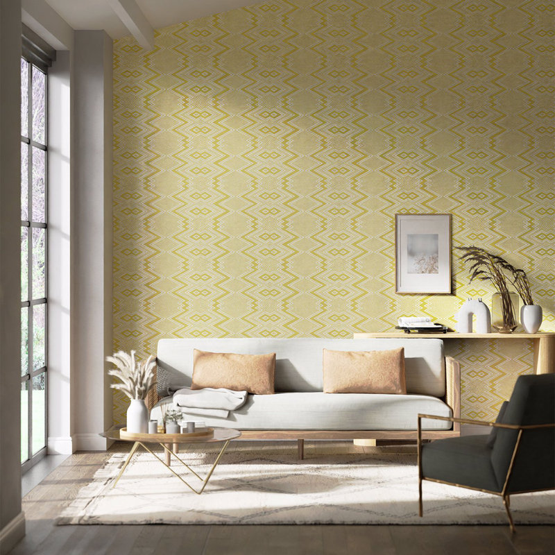 Ankara 10.05m x 52cm Wallpaper Roll, Sunflower/Awakening
