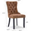 Chaise de salle à manger rembourrée haut de gamme en velours capitonné-531111140-534739512-511006614