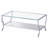 Chrome 2-piece Coffee Table Set