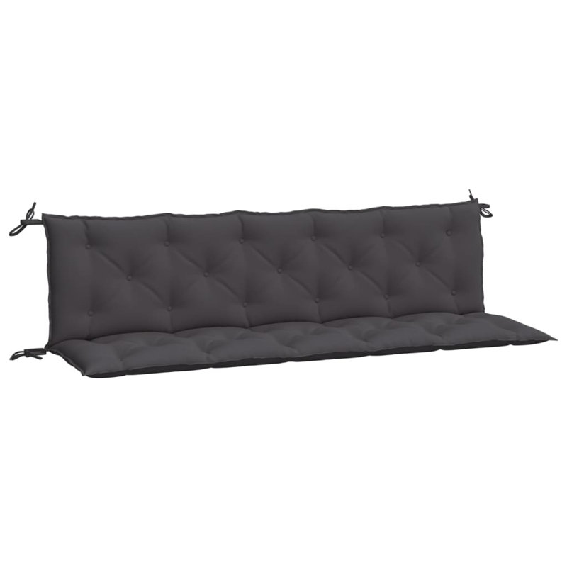 Outdoor 2.8'' Bench Seat / Back Cushion, 70.9" x 19.7", Anthracite