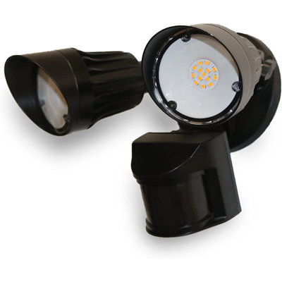 10W LED Small Bullet Flood - BK Includes extension and base