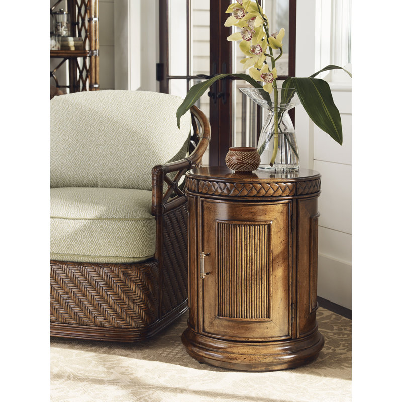 Bali Hai End Table with Storage