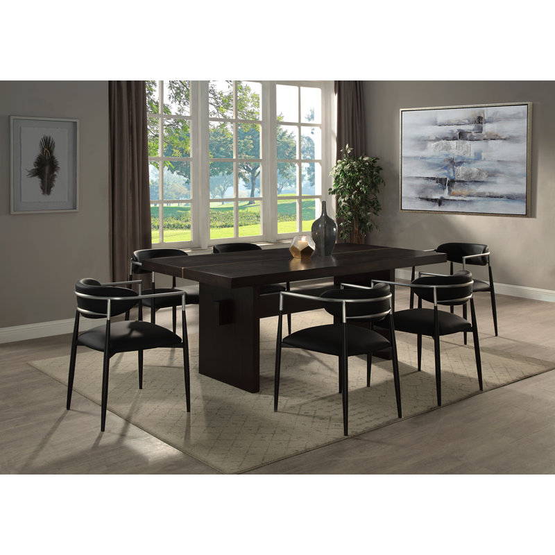 Kist 7-piece Trestle Dining Table Set