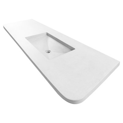 Newterra 66" Single Bathroom Vanity Top with Sink