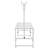 Goat & Sheep Stand, 23 inch Livestock Stand, Metal Livestock Milking and Shearing Stand 21" to 33" Adjustable Height, with Headpiece and Nose Loop, 500lbs Loading Weight-114816184