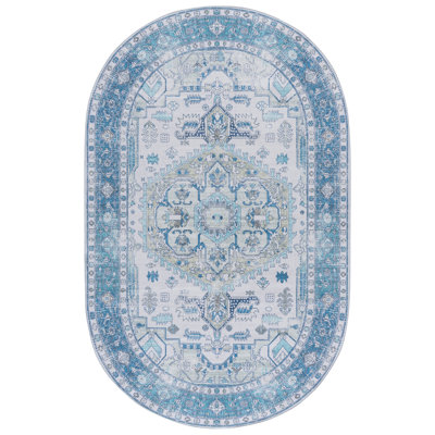 Maleek Performance Machine Washable Oriental Rug