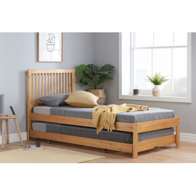 Solid Wood with Trundle and Mattress