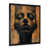 Cadre pour photo simple noir, bois massif