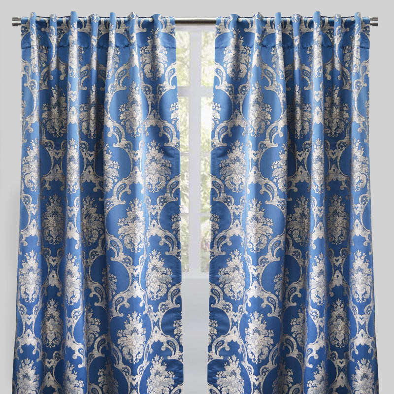 Katherine Room Darkening Curtain, Ocean