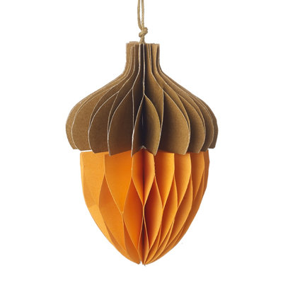 Hanging Paper Acorn