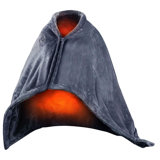 Heated Blanket, Heated Blanket Battery Powered, Wearable Heated Shawl Wraps for Office, Electric Heating Lap Blanket Throw with Car Charger, Blue (Battery is Not Included)