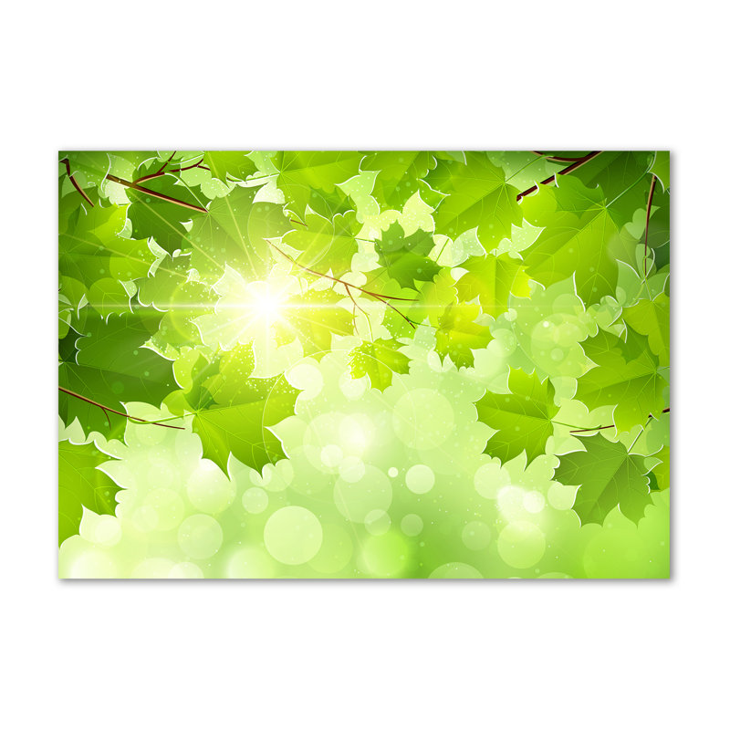 Chestnut Leaves - Wrapped Canvas Print