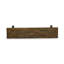 L'ensemble de table à manger moderne 3 pièces comprend une table de cuisine et 2 bancs en bois - plateau de table Jacobean vieilli et finition noire brossée -1409298504-1409298505-1409298502