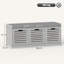 Polyester Upholstered Storage Bench-2117603267