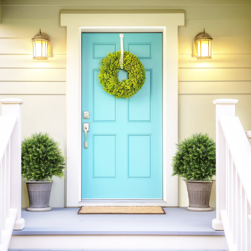 27.5'' Faux Cedar Topiary in Pot