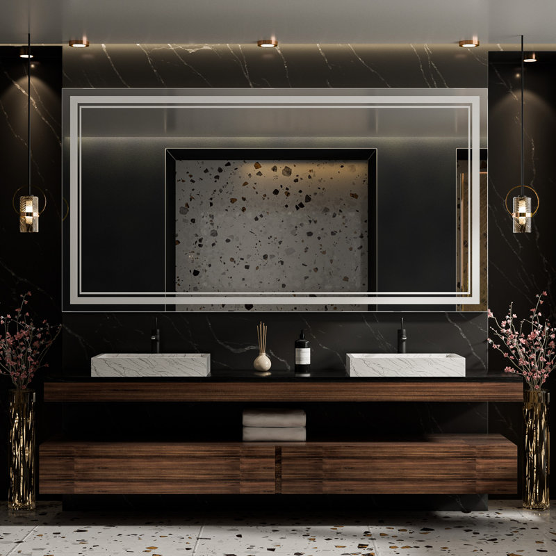 Miroir de salle de bain Kaelia, 36 po x 72 po