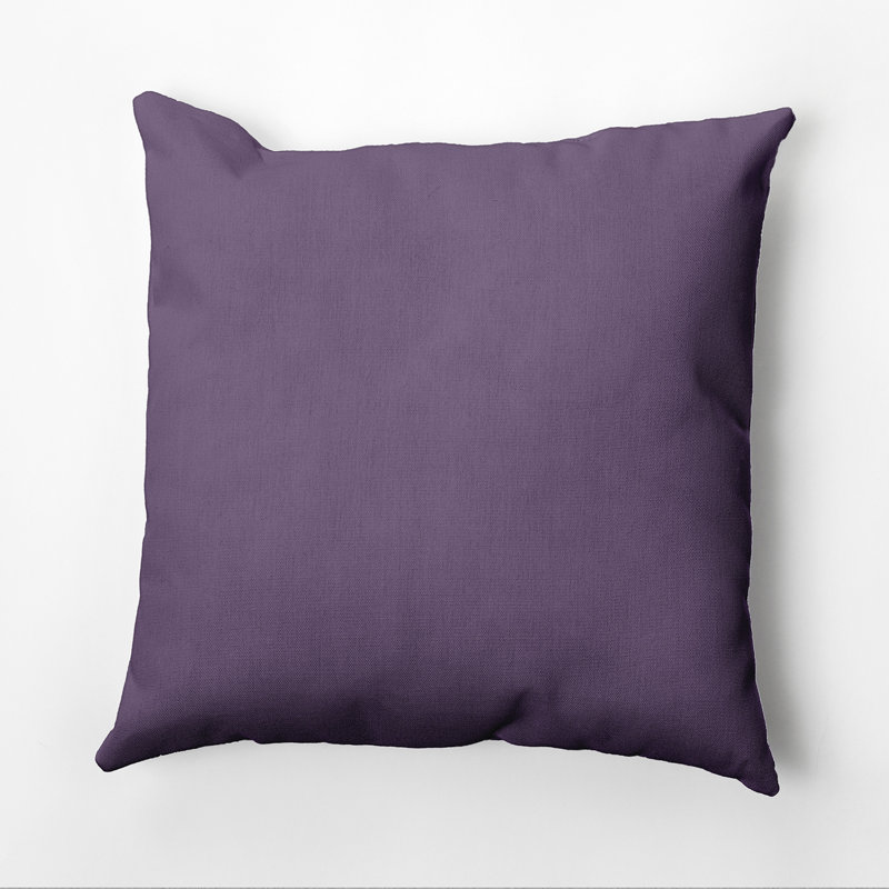 Housse de coussin d'extérieur carré Georgia, 18 po x 18 po, Pluie mauve