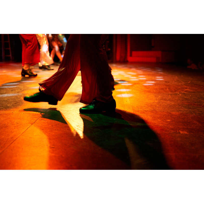 Tap Dancers On Stage by Jroaphoto - Wrapped Canvas Print, 61cm H x 91cm W