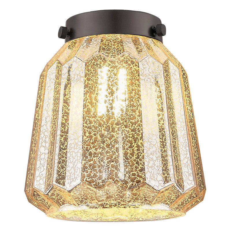 Mini-luminaire suspendu 1 lumière 7 "Nouveau 2 - Reidar - ampoule non incluse , Mercure, Chrome poli