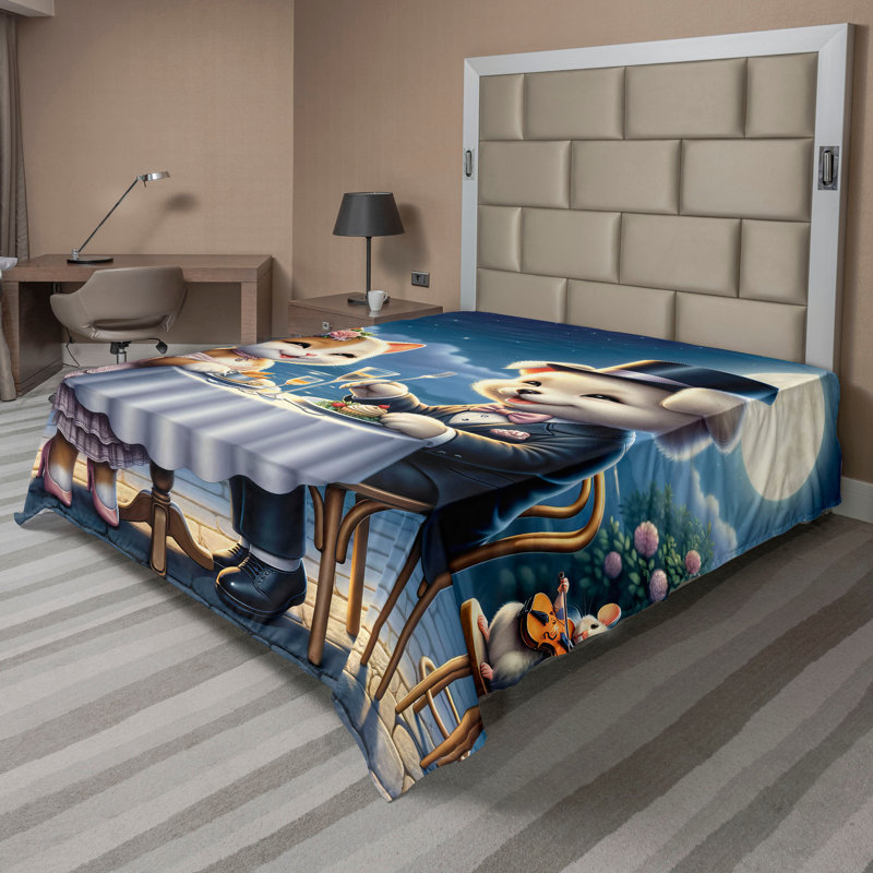 Polyester Flat Sheet, California King