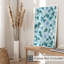 Floral, aigue-marine, fleurs IV, reproduction d'art moderne sans cadre-511147619